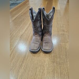 Old West Brown Cowboy Boots